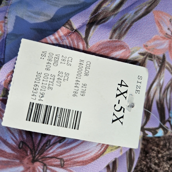 Cathrines Lavender Floral Kimono - Picture 8 of 12